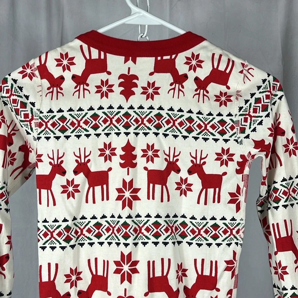 Hanna‎ Andersson Dear Deer Long John Pajama Set.